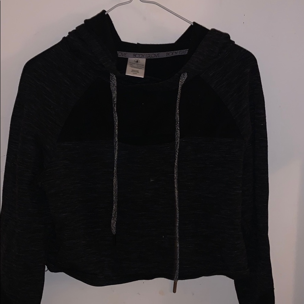 Black cut out Sweatshirt